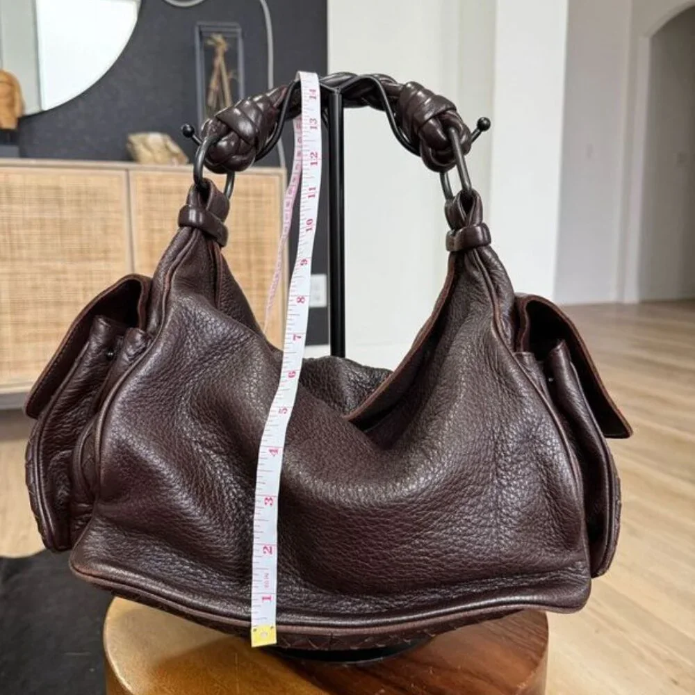 Bottega Veneta Leather Cocker Hobo Bag